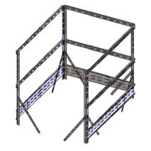 Kit d'assemblage de garde-corps universel pour cabine : NewVILITER, NewSUPRA , NewSTYLE.