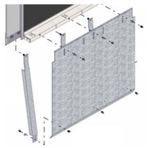 Garde-pieds Modèle EVO et 3 Tirants Emballage T3 Passage Libre 700