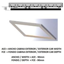 Ceiling Acxfc< 1.78 M2 L10 Inox X12 H=80