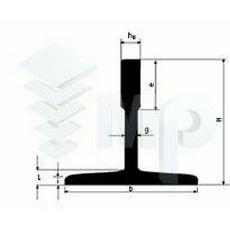 Schiene Bearbeitete S16 T89/62/16 Stoß 1,25 mt