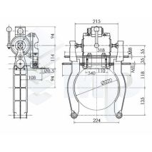 Conjunto Freno Maq. Schindler W140