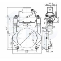 Break Gear Siemens-Flender Cg26-16