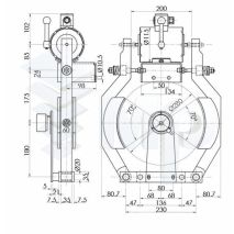 Conjunto de Freno Maq.Translift R5 48Vdc