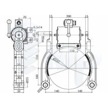 Break Gear Lift Machine Lmv-150