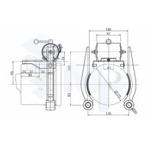 Conjunto de Freno Maq.Lift Machine Montaplatos