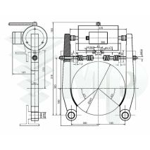 Break Gear Lift Mach. Leroy Sommer X2 230 Vac