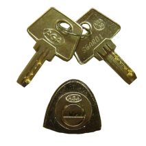Bouton A Clé 2P1+R Sgar01
