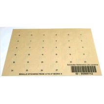 Braille Labels Kit -6 To 27 Bionic 5